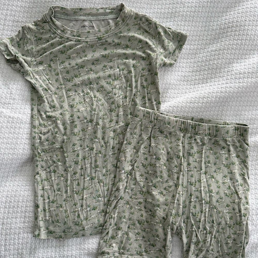 Plain Jane 4T short set